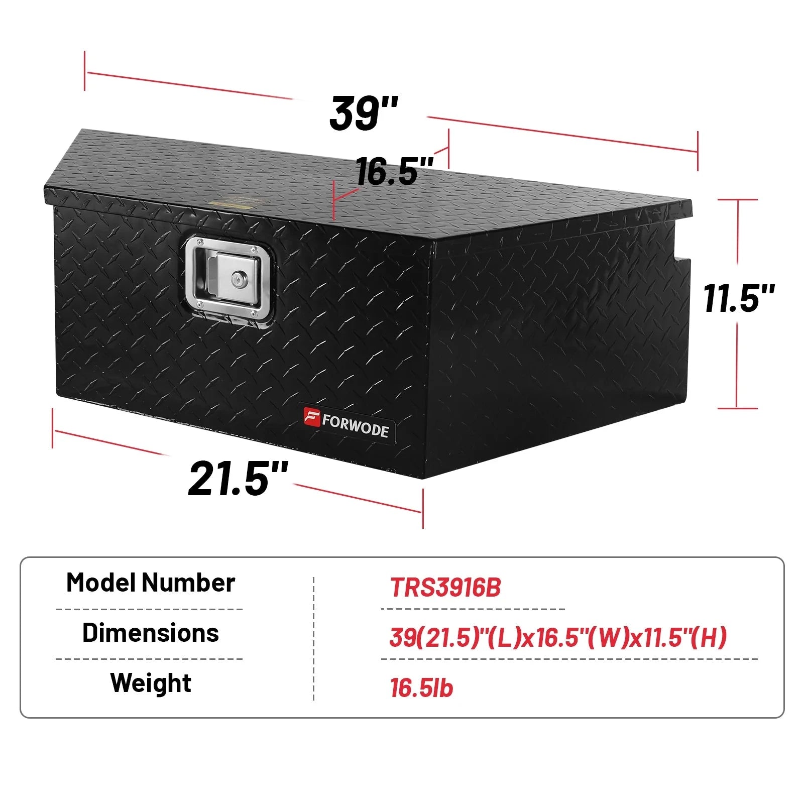 39'' Trailer Tool Box BCE Cleaning Systems 