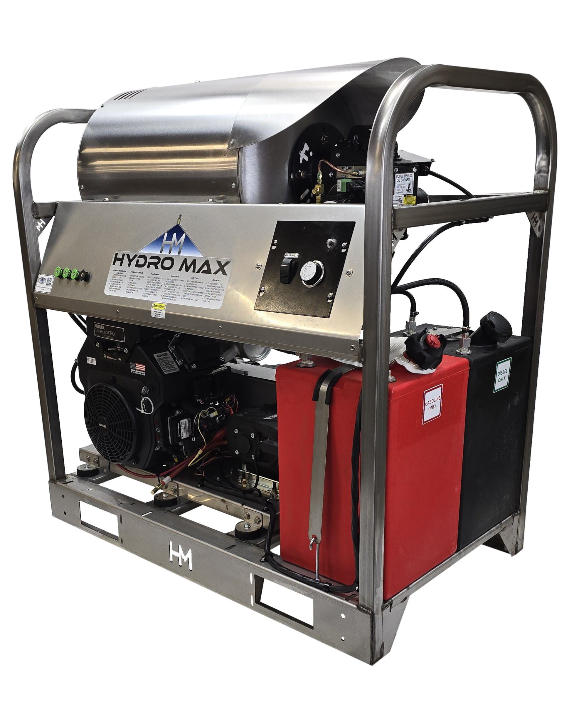 Hydro Max DC6040KGi- 6gpm @ 4000psi- Belt Drive-Kohler EFI Hot Water Pressure Washer Hydro Max 