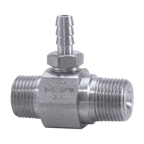 Injector- High Draw-Fixed- Stainless Steel Chemical Injector General Pump 1.8mm(2-3 GPM) 