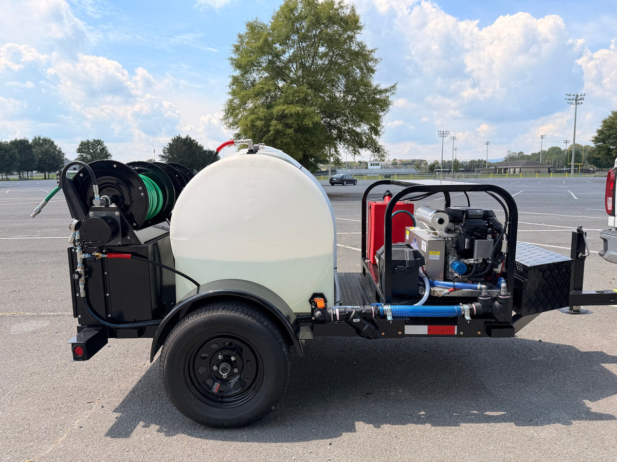 Commercial Sewer Jetter Trailer Sewer Jetters & Hydro Jetting Equipment BCE Cleaning Systems 