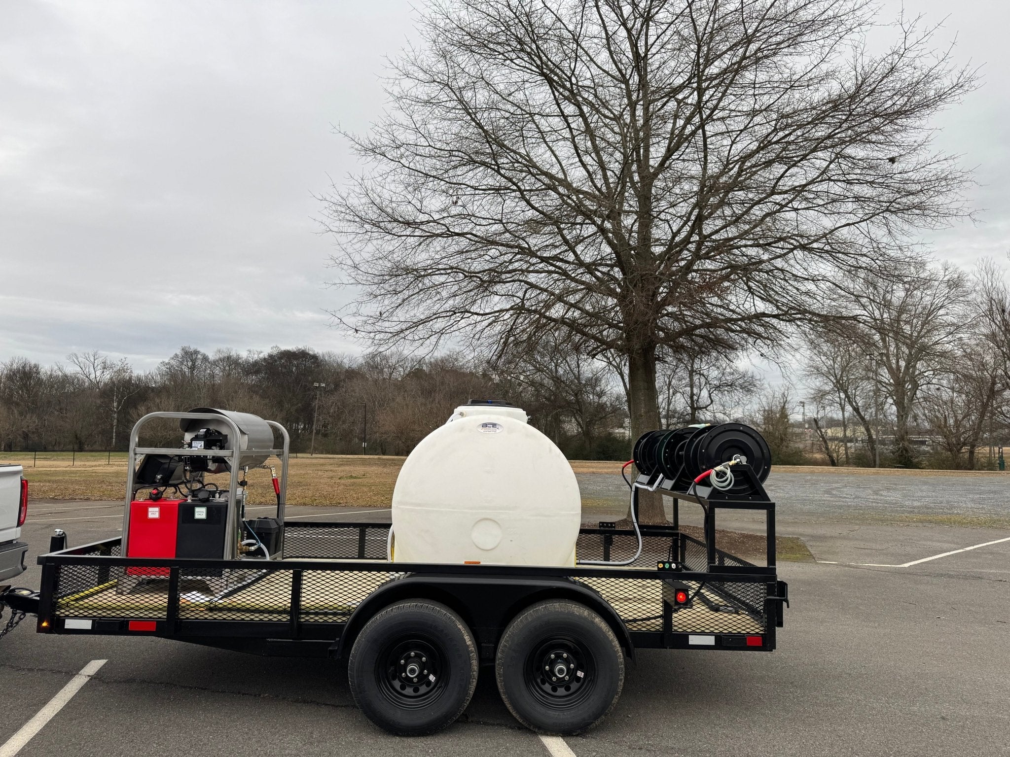 Hydro Max 8gpm at 4000psi Hot Water Trailer Package - IGX Honda - Fuel Injected - BCE Cleaning Systems