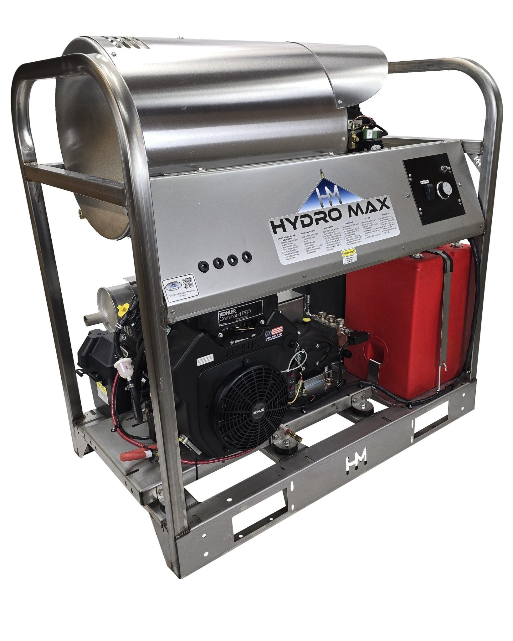 Hydro Max DC10035KGi - 9.8gpm @ 3500psi - Kohler injection - Hot Pressure Washer - BCE Cleaning Systems
