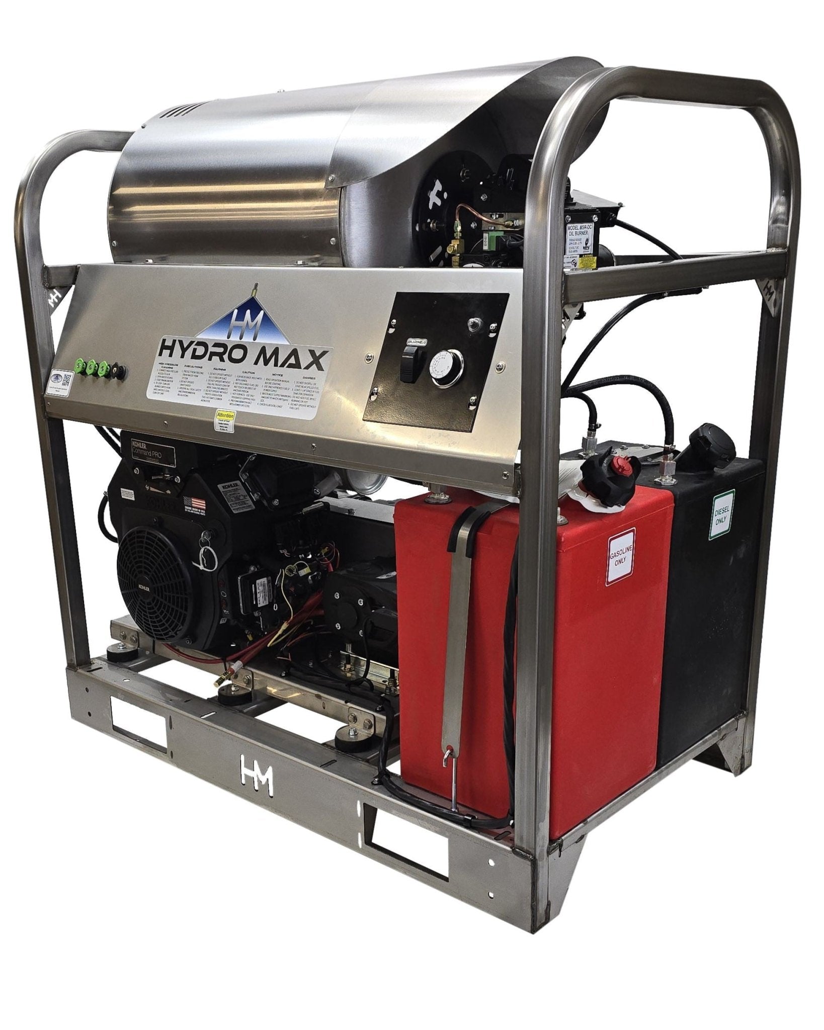Hydro Max DC6050KGi - 6gpm @ 5100psi - Kohler injection - Hot Pressure Washer - BCE Cleaning Systems