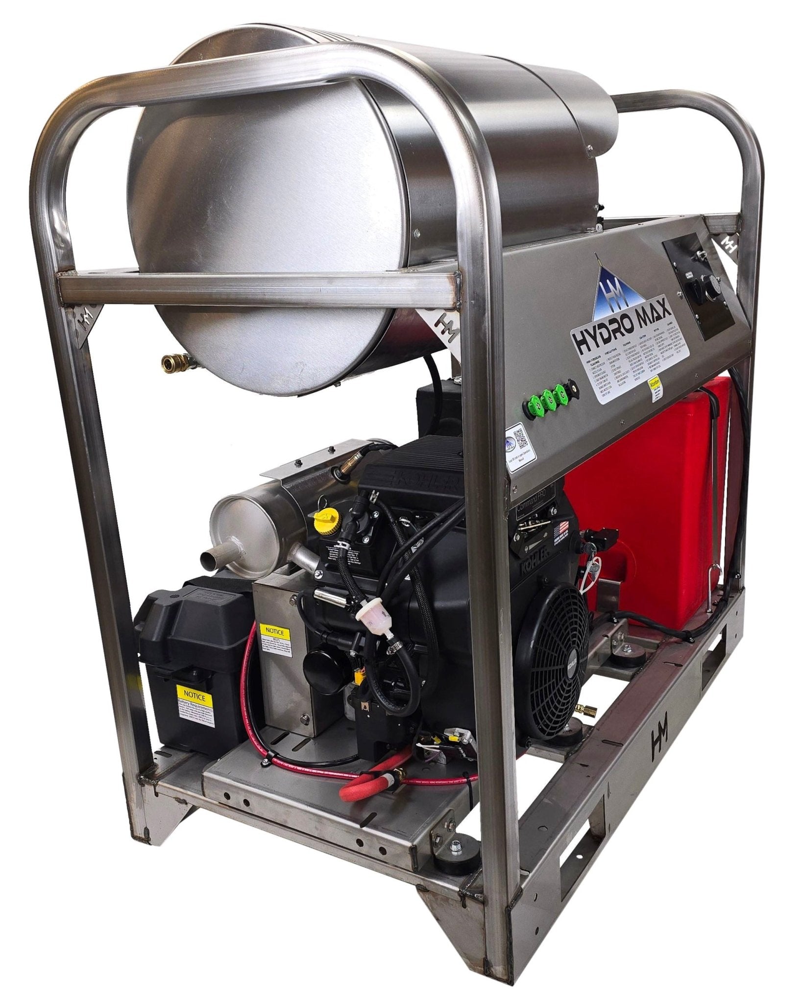 Hydro Max DC6050KGi - 6gpm @ 5100psi - Kohler injection - Hot Pressure Washer - BCE Cleaning Systems