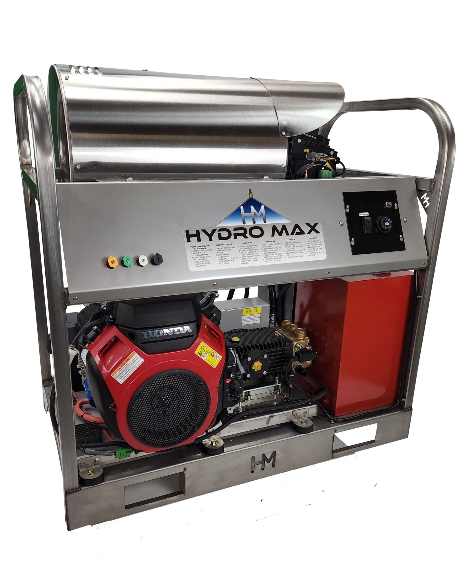 Hydro Max DC8030HG - 8gpm @ 3000psi - Honda belt drive - Hot Pressure Washer - BCE Cleaning Systems