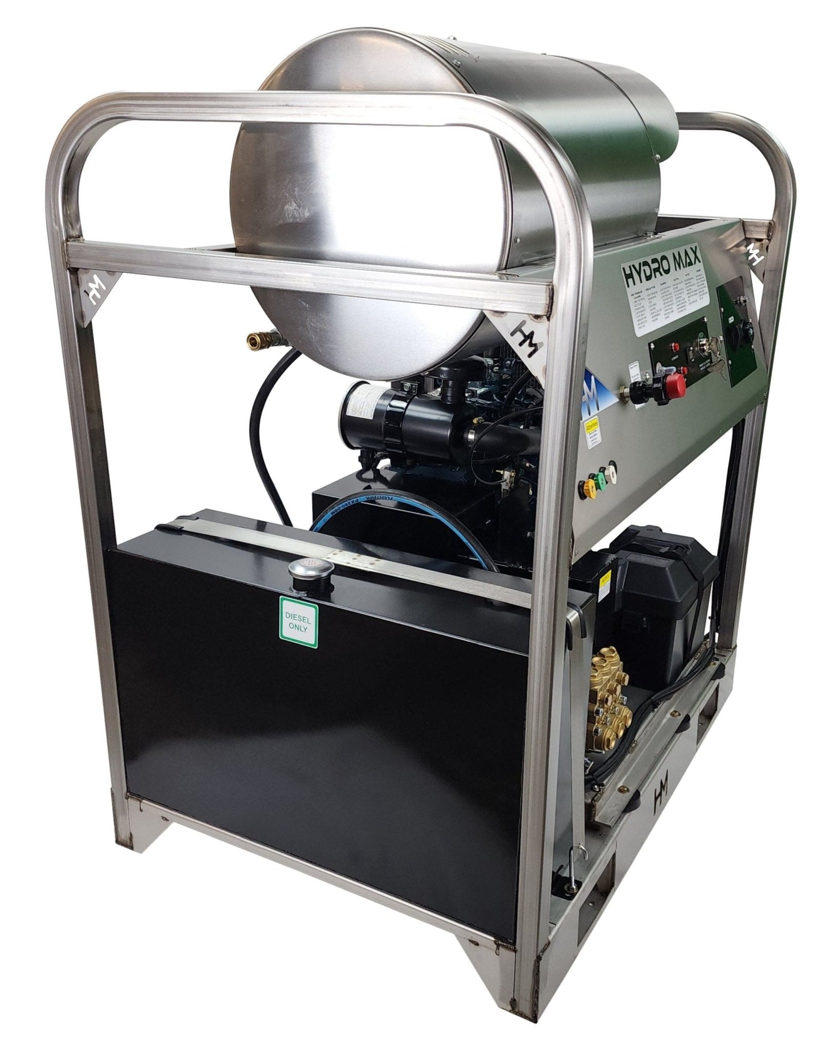 Hydro Max DCD6050KuG - 6gpm @ 5100psi - Kubota diesel - Hot Pressure Washer - BCE Cleaning Systems