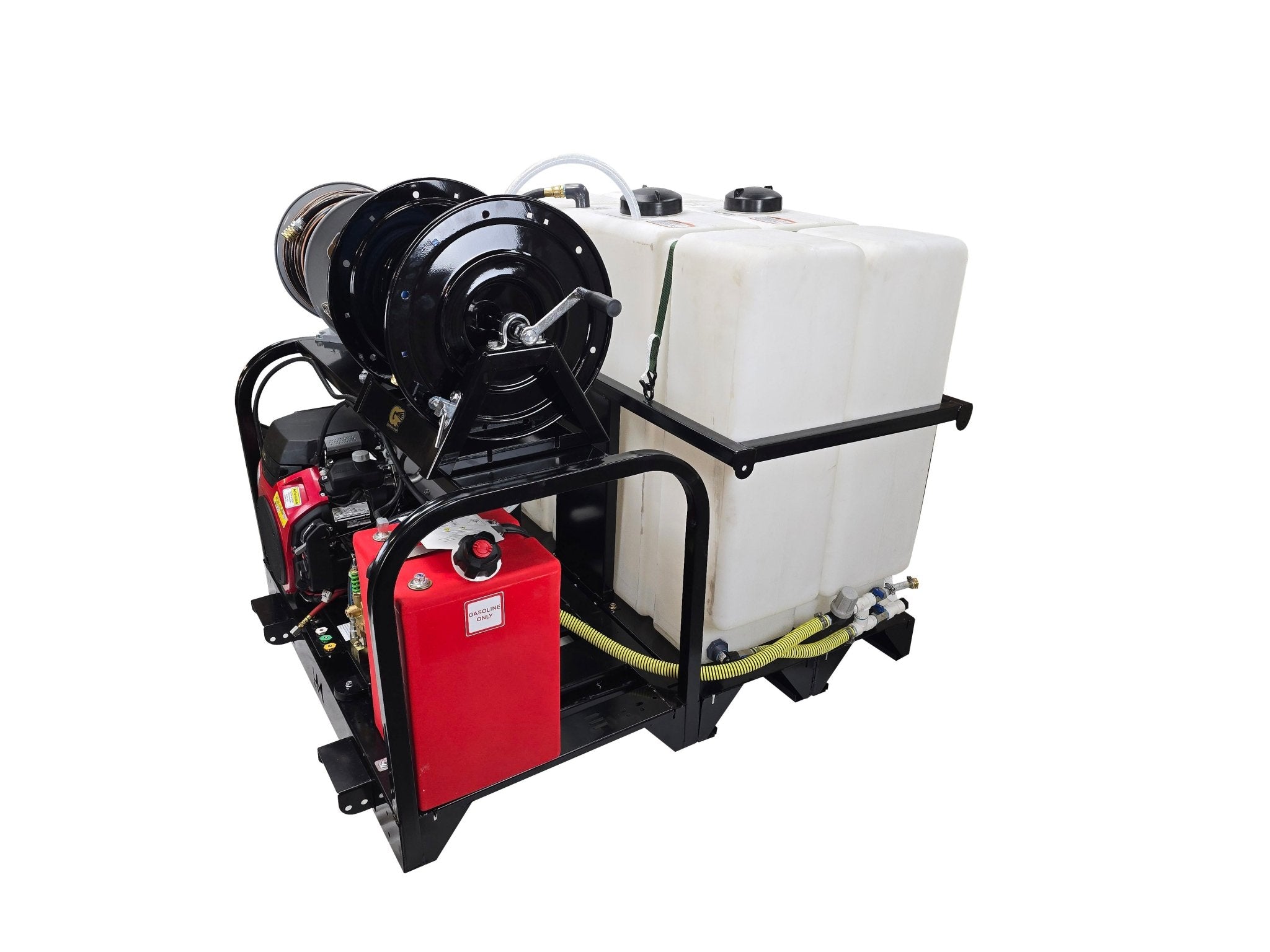 Hydro Max Tank Skid - TSCW10030HGi - 200 (200gallon) 10gpm@3000psi - BCE Cleaning Systems