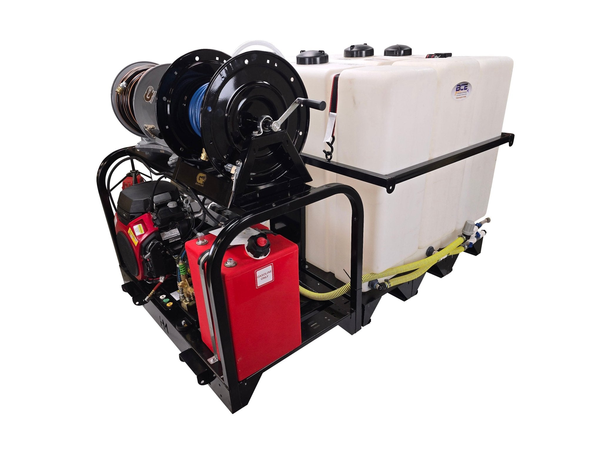 Hydro Max Tank Skid - TSCW6040HG - 300 (300gallon) 5.6gpm@3600psi - BCE Cleaning Systems