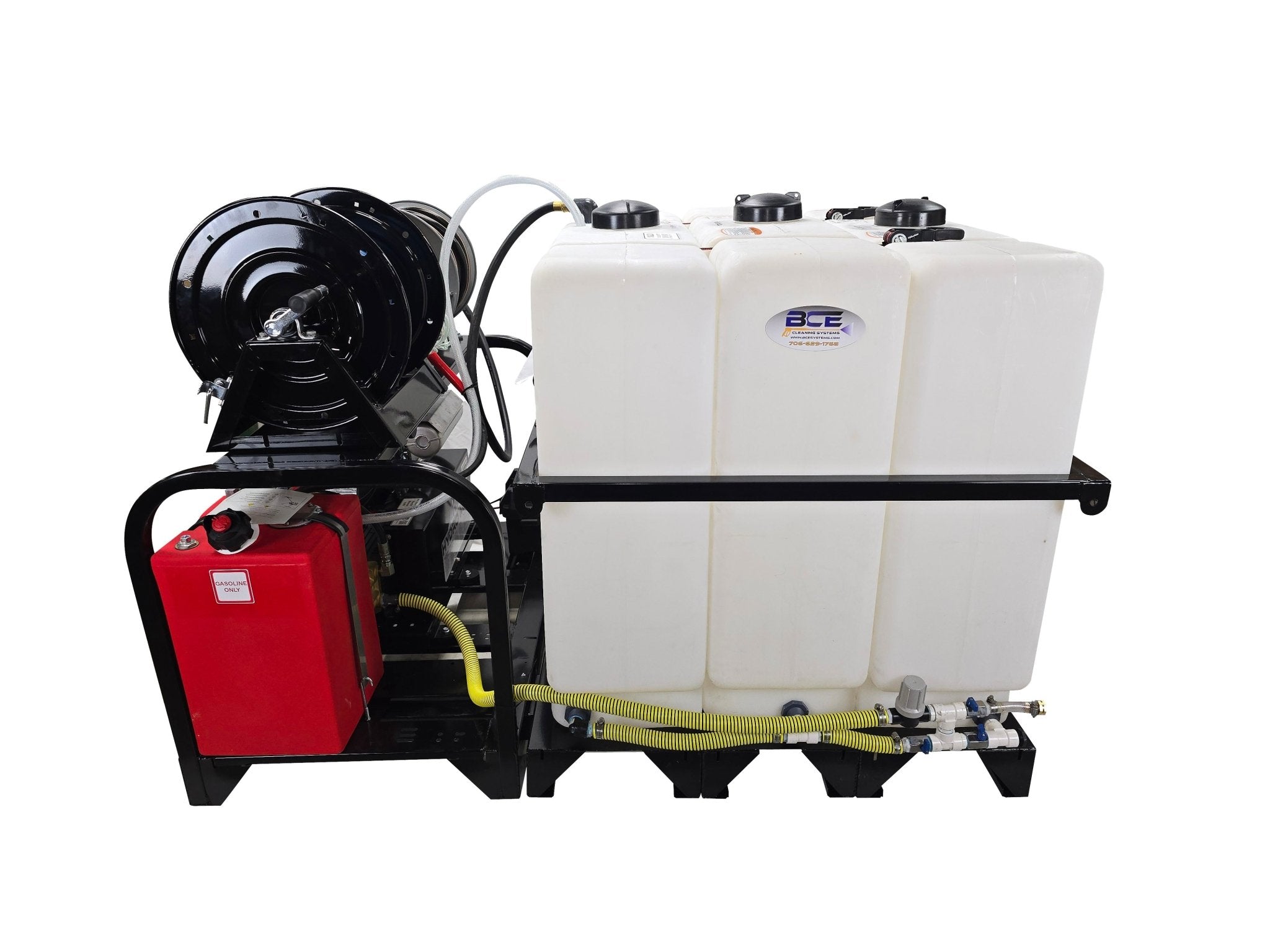 Hydro Max Tank Skid - TSCW8030HG - 300 (300gallon) 8gpm@3000psi - BCE Cleaning Systems