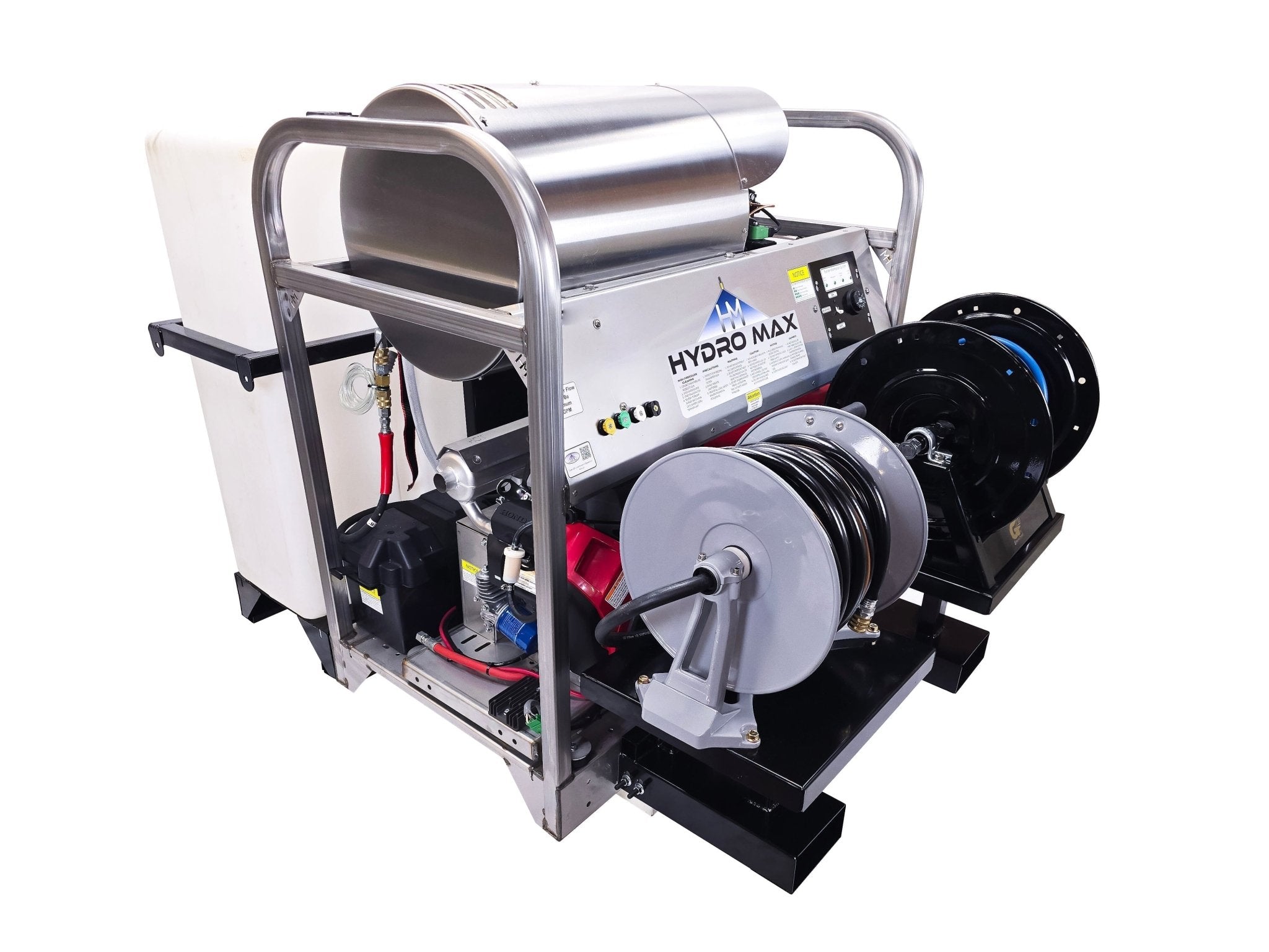 Hydro Max Tank Skid - TSDC6050HGI - 100 (100gallon) 5.5gpm@5000psi - Hot Water - BCE Cleaning Systems