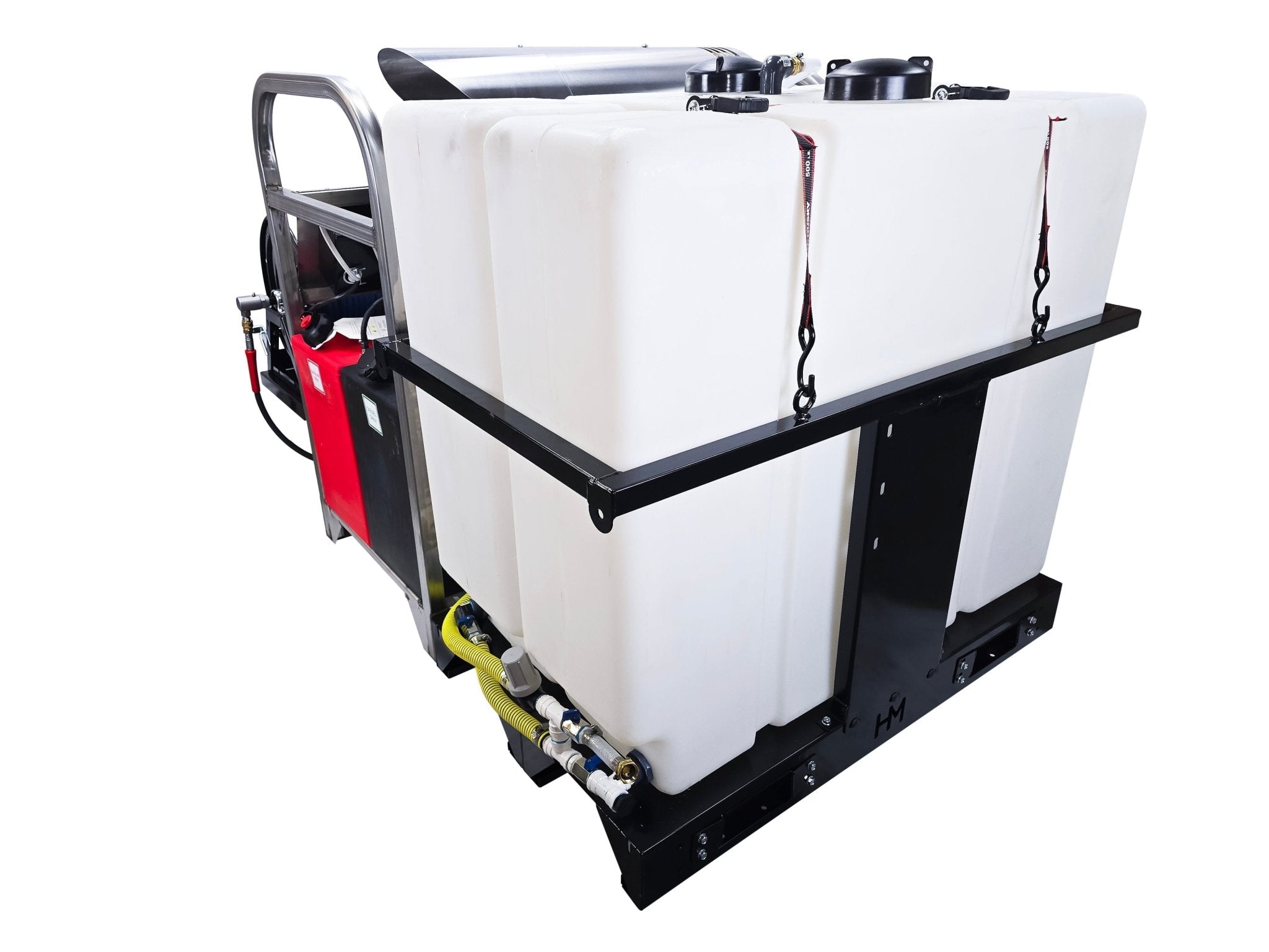 Hydro Max Tank Skid - TSDC8030HG - 200 (200gallon) 8gpm@3000psi - Hot Water - BCE Cleaning Systems