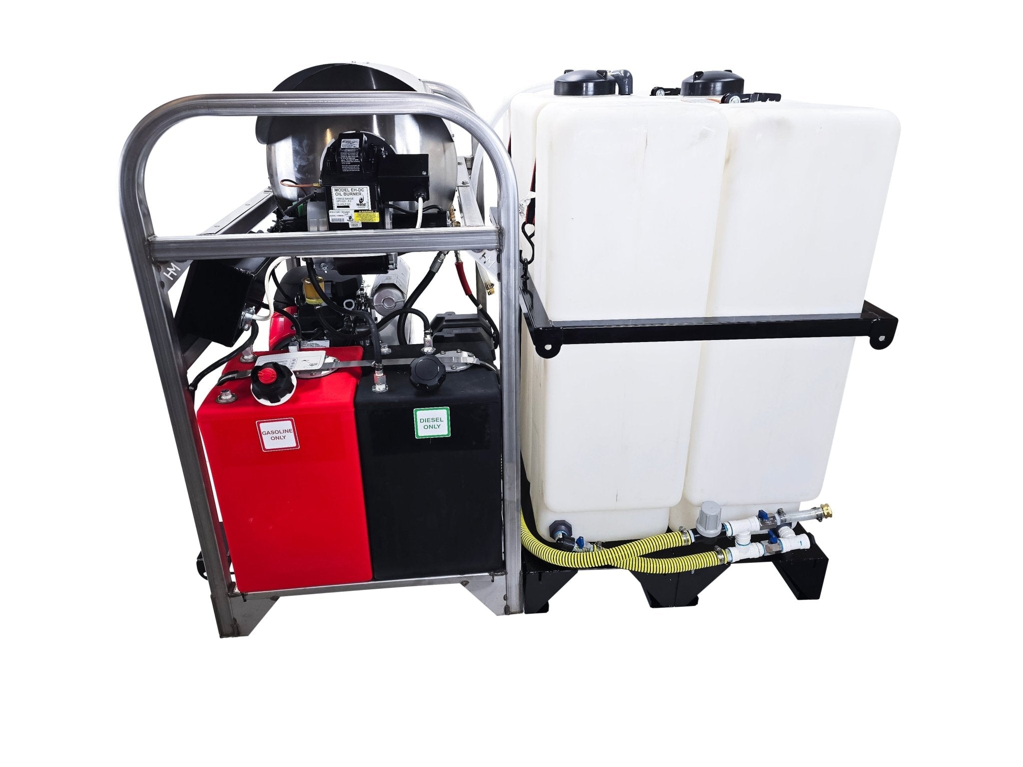 Hydro Max Tank Skid - TSDC8030HG - 200 (200gallon) 8gpm@3000psi - Hot Water - BCE Cleaning Systems