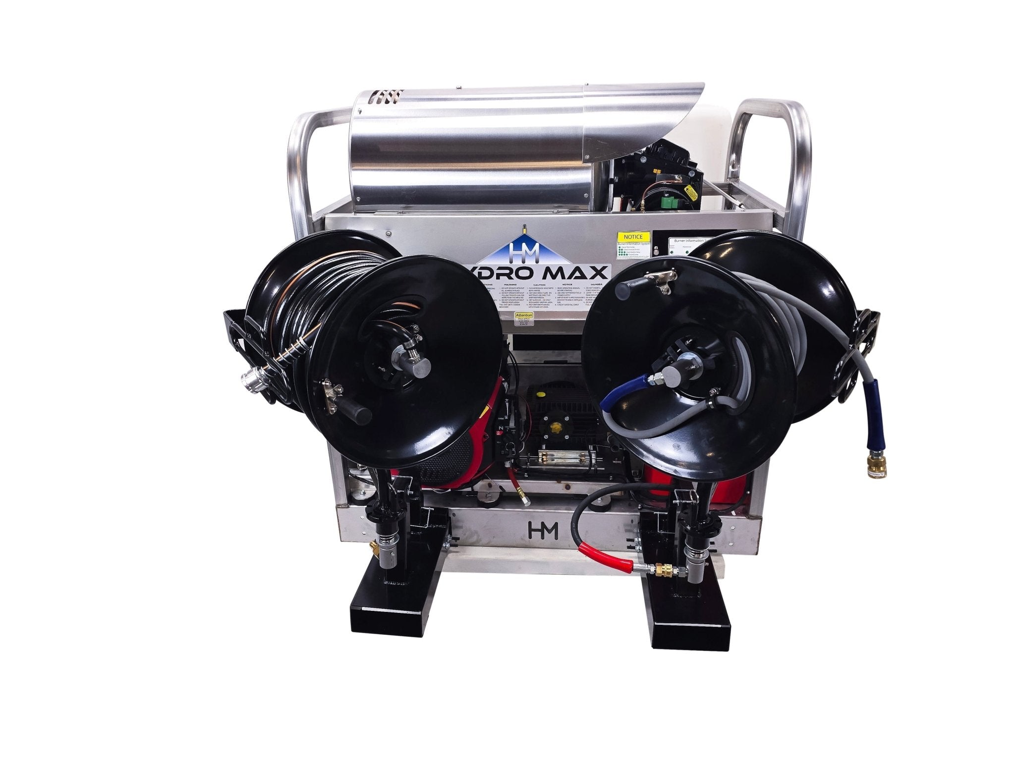 Hydro Max Tank Skid - TSDC8540KCi - 100 (100gallon) 8gpm@4000psi - Hot Water - BCE Cleaning Systems