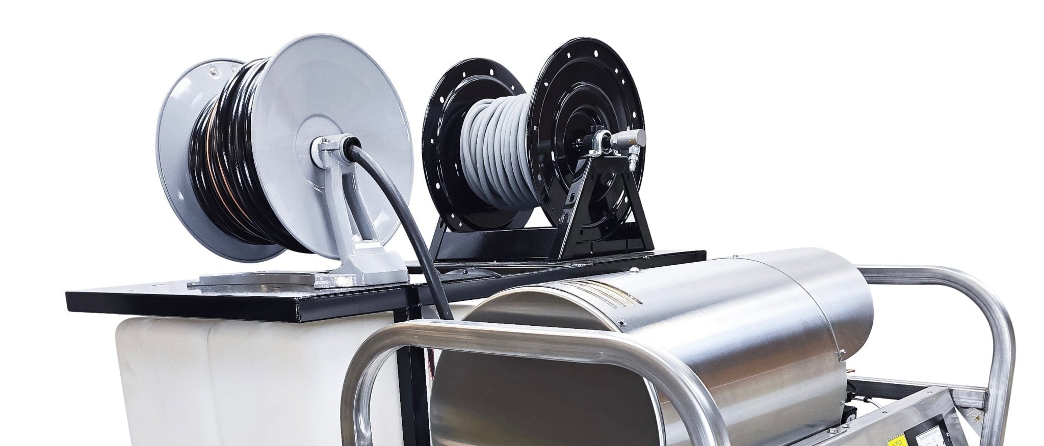 Hydro Max Tank Skid - TSDC8540KCi - 100 (100gallon) 8gpm@4000psi - Hot Water - BCE Cleaning Systems