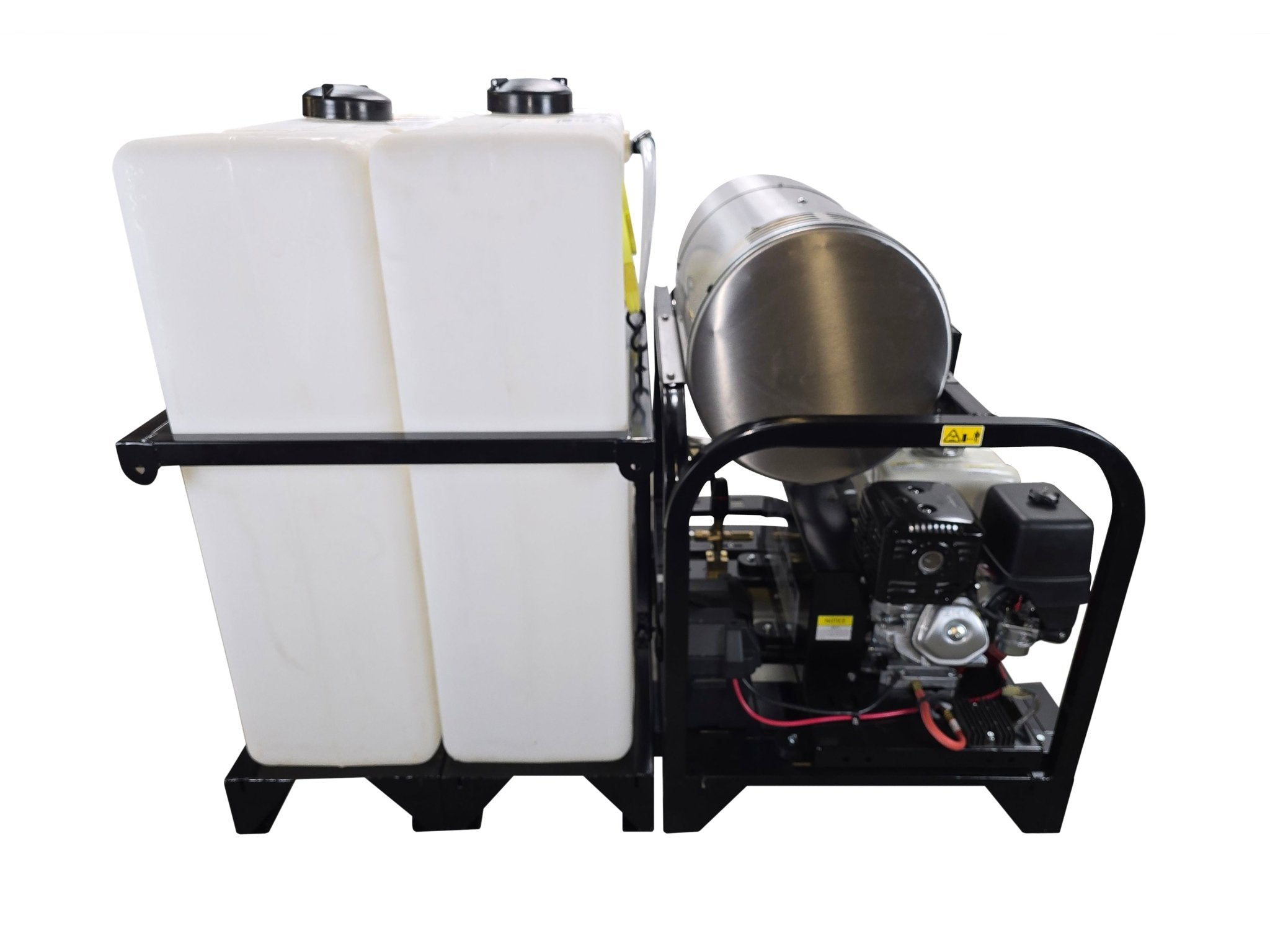 Hydro Max Tank Skid - TSSG435HG - 200 (200gallon) 4gpm@3500psi - Hot Water - BCE Cleaning Systems