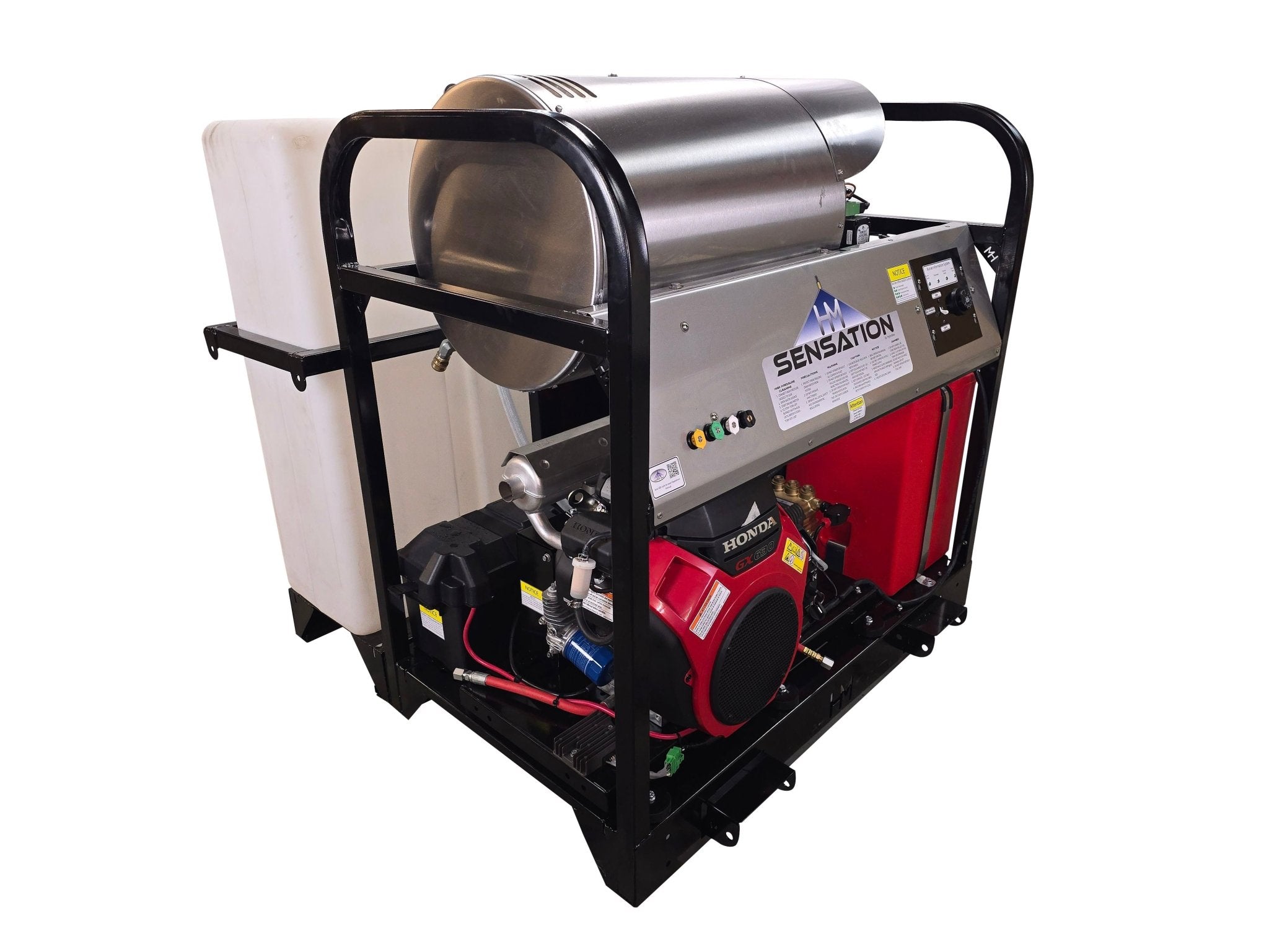 Hydro Max Tank Skid - TSSG640HA - 100 (100gallon) 5.5gpm@3500psi - Hot Water - BCE Cleaning Systems