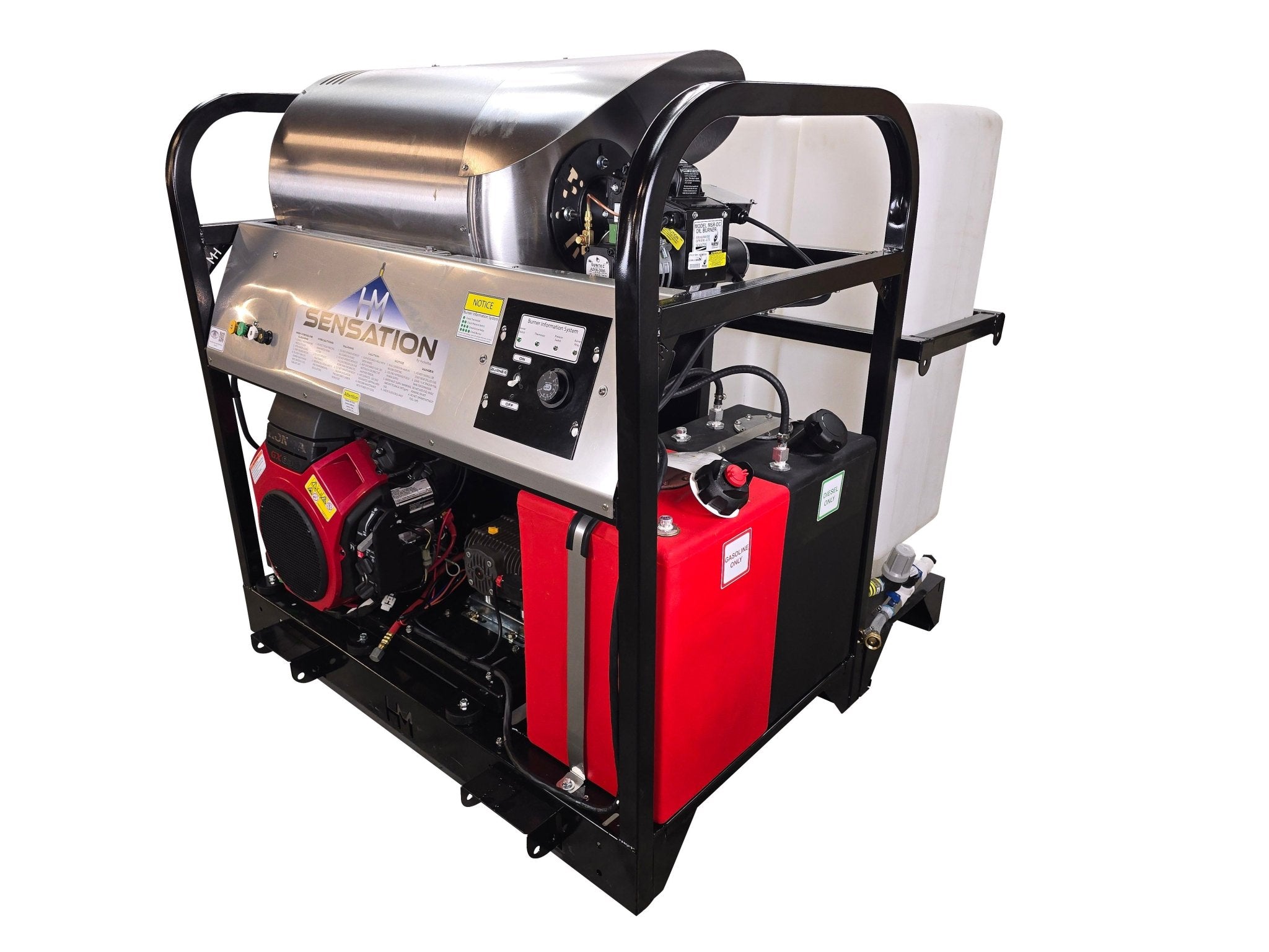 Hydro Max Tank Skid - TSSG640HA - 100 (100gallon) 5.5gpm@3500psi - Hot Water - BCE Cleaning Systems