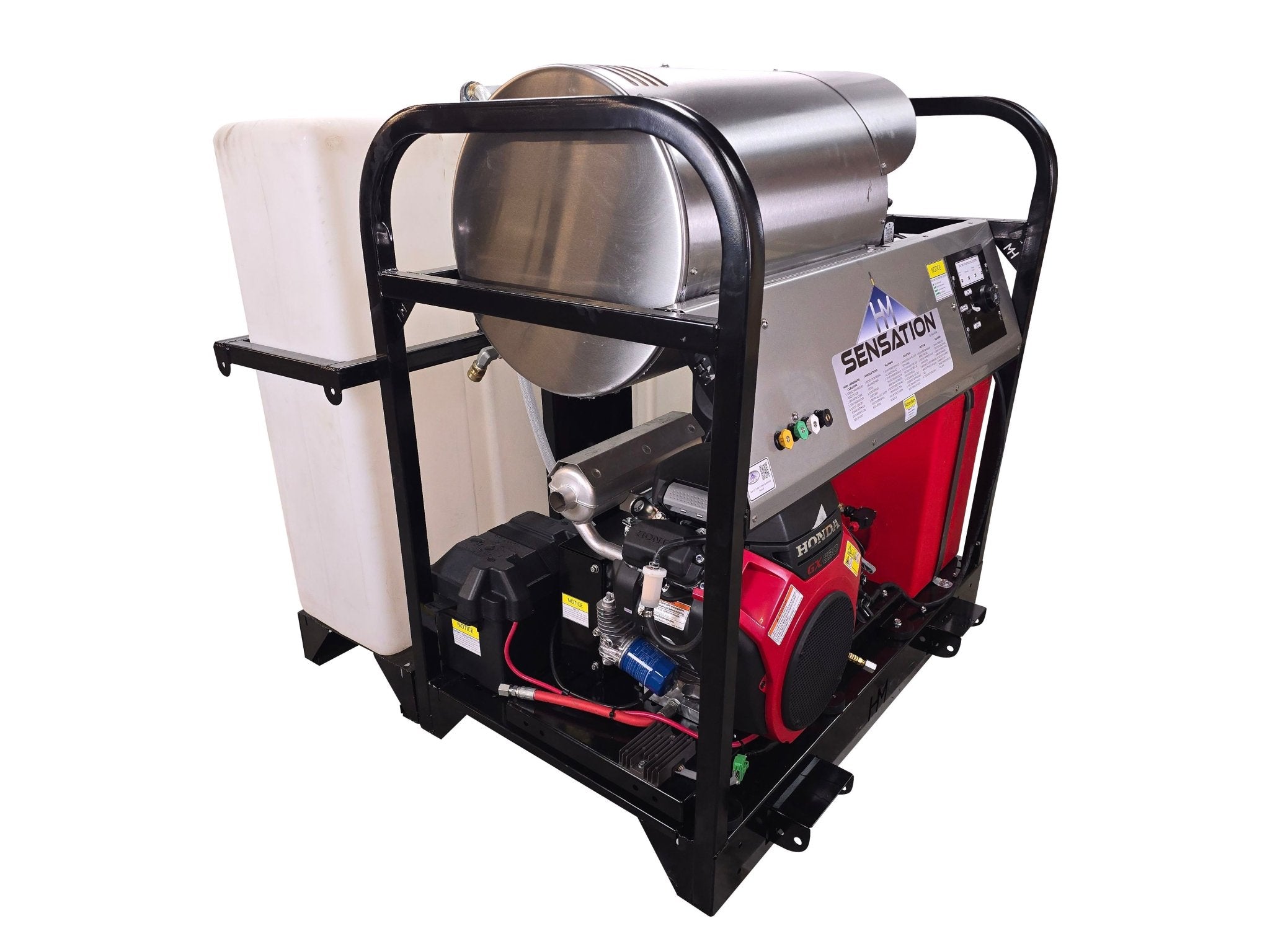 Hydro Max Tank Skid - TSSG640HA - 100 (100gallon) 5.5gpm@3500psi - Hot Water - BCE Cleaning Systems