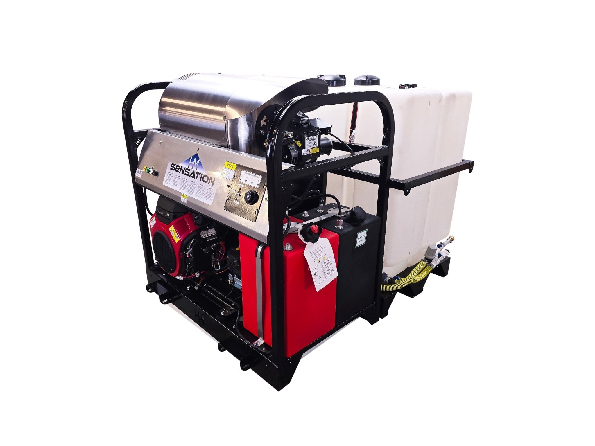 Hydro Max Tank Skid - TSSG840HA - 200 (200gallon) 8gpm@3500psi - Hot Water - BCE Cleaning Systems