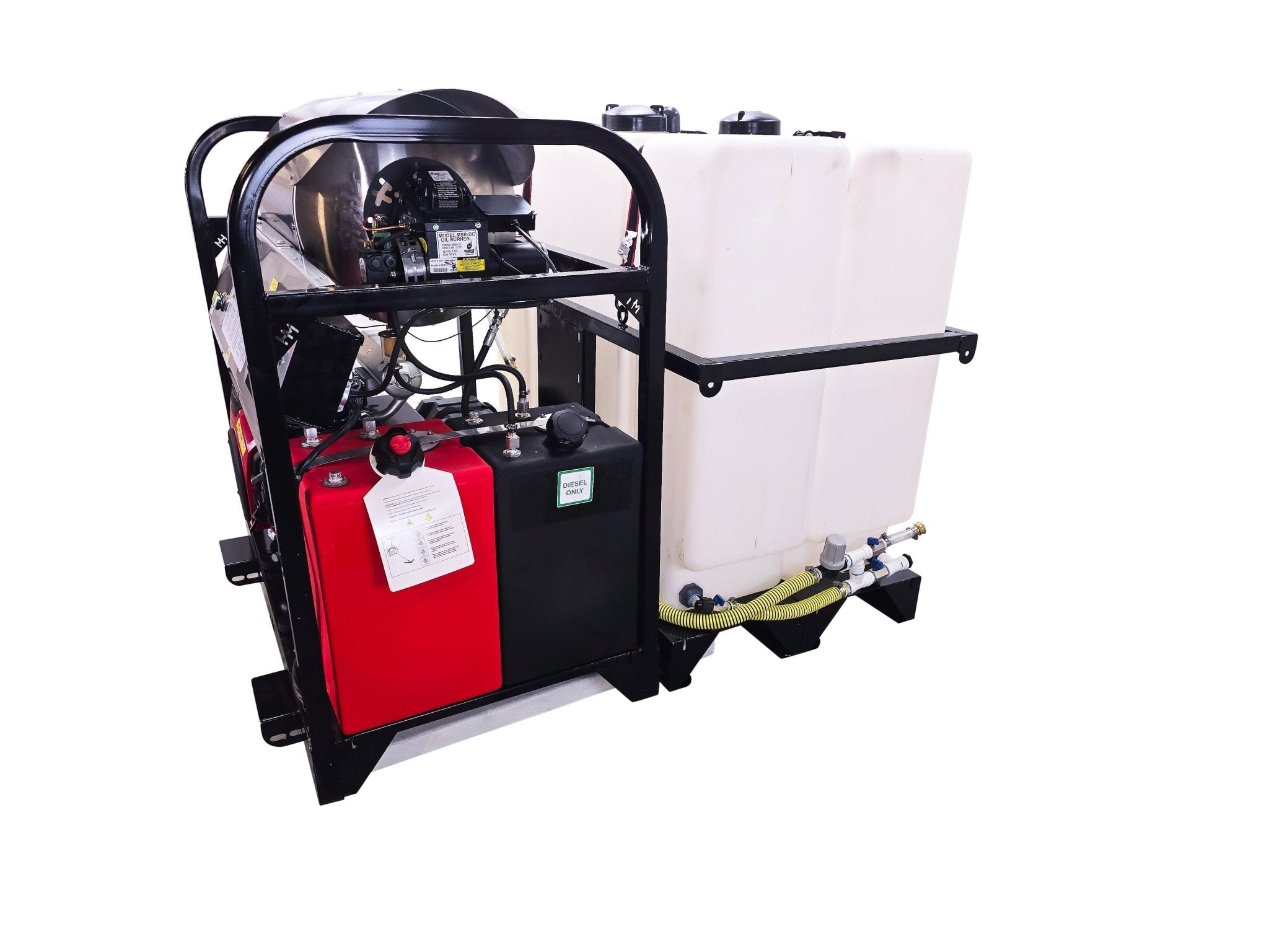 Hydro Max Tank Skid - TSSG840HA - 200 (200gallon) 8gpm@3500psi - Hot Water - BCE Cleaning Systems