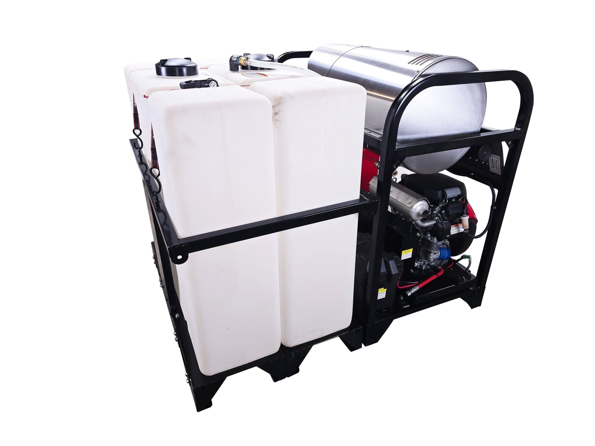 Hydro Max Tank Skid - TSSG840HA - 200 (200gallon) 8gpm@3500psi - Hot Water - BCE Cleaning Systems