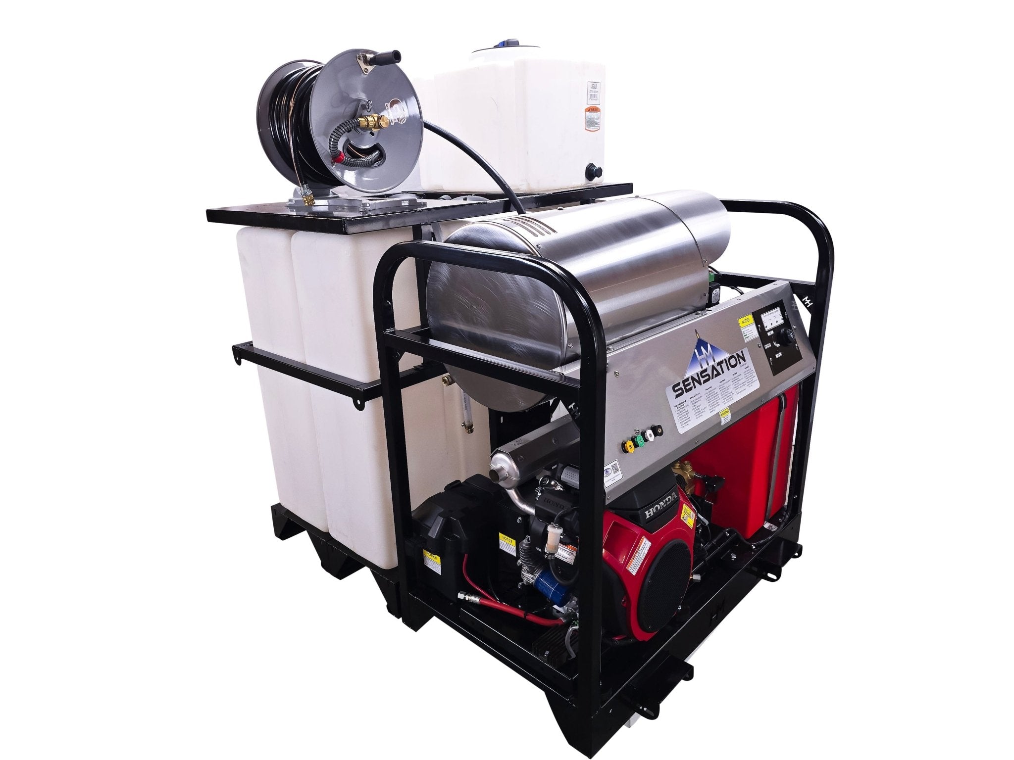 Hydro Max Tank Skid - TSSG840HA - 200 (200gallon) 8gpm@3500psi - Hot Water - BCE Cleaning Systems