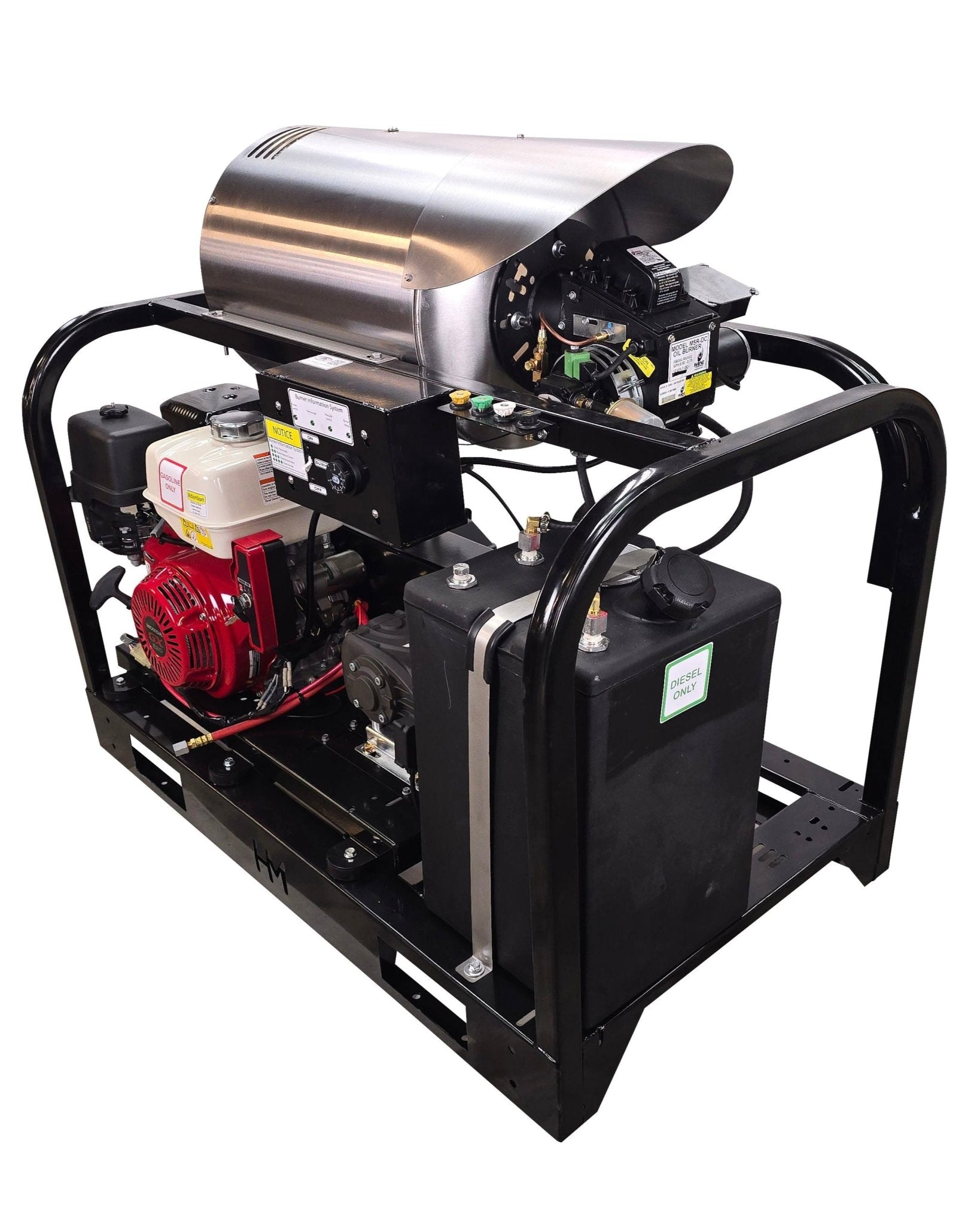 Sensation SG435HG - 4gpm @ 3500psi - Honda belt drive - Hot Pressure Washer - BCE Cleaning Systems