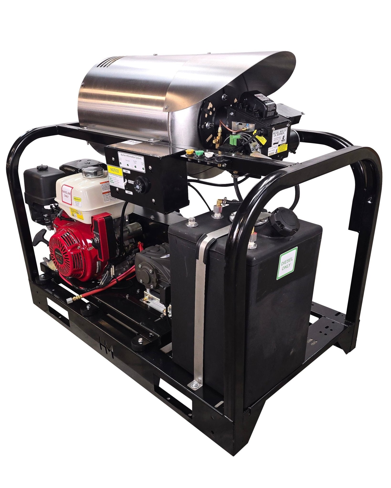 Sensation SG435HG - 4gpm @ 3500psi - Honda belt drive - Hot Pressure Washer - BCE Cleaning Systems