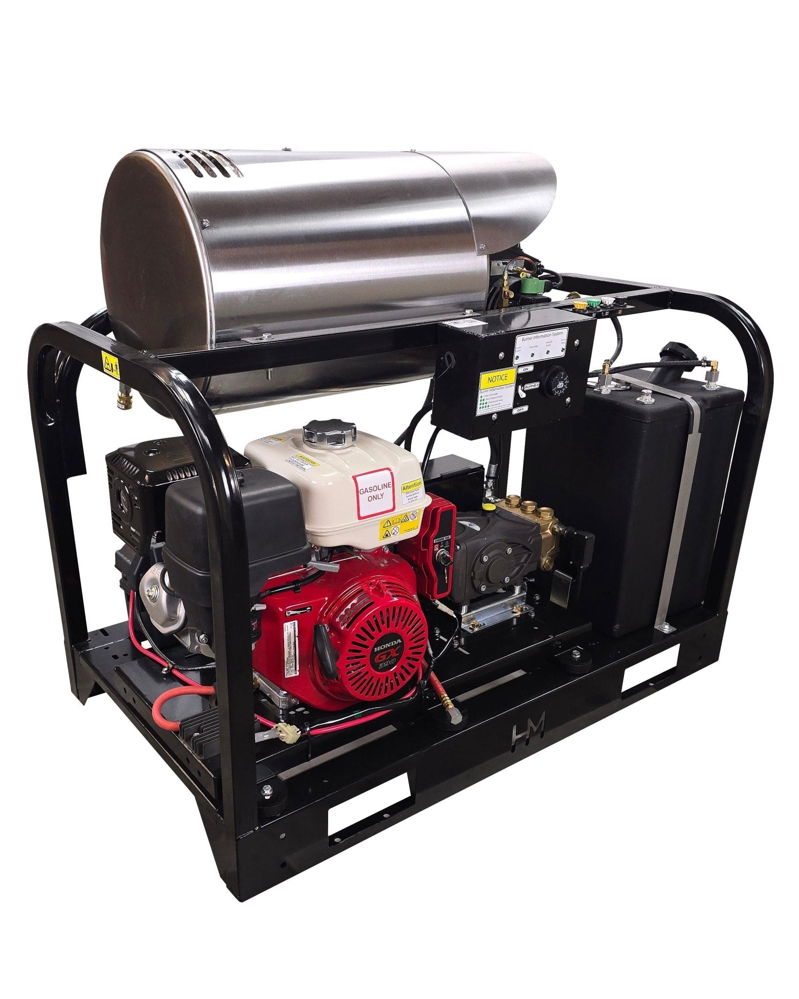 Sensation SG435HG - 4gpm @ 3500psi - Honda belt drive - Hot Pressure Washer - BCE Cleaning Systems