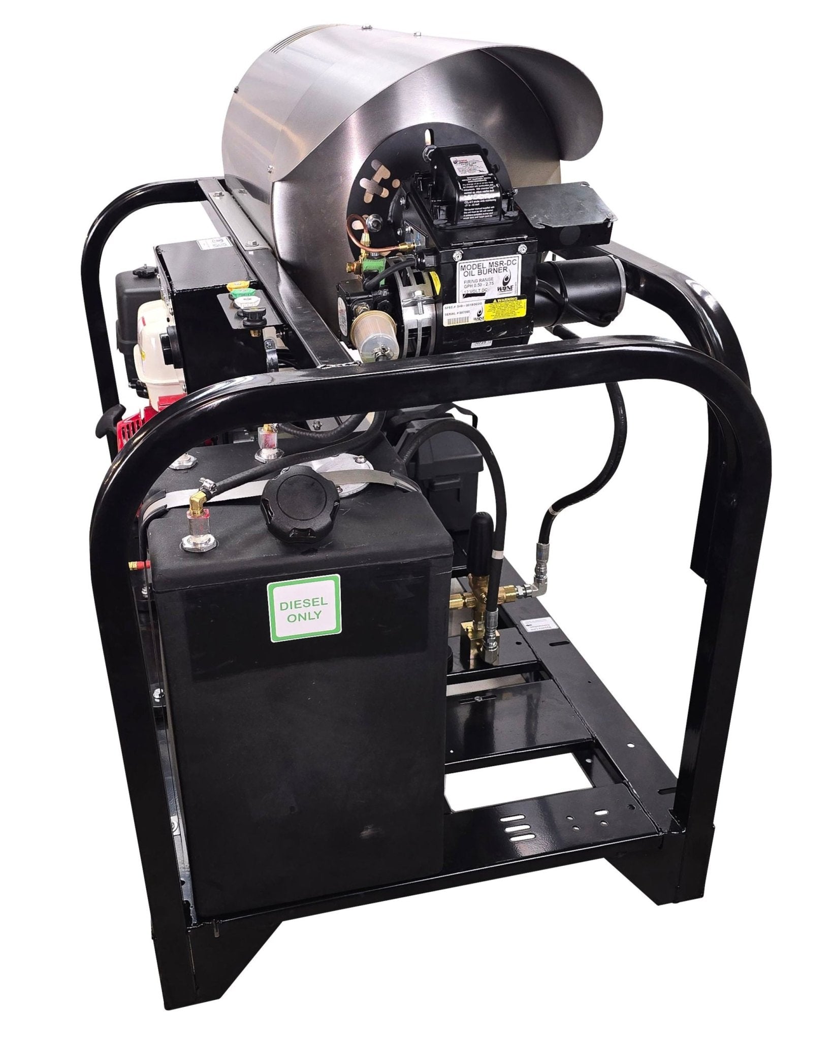 Sensation SG435HG - 4gpm @ 3500psi - Honda belt drive - Hot Pressure Washer - BCE Cleaning Systems