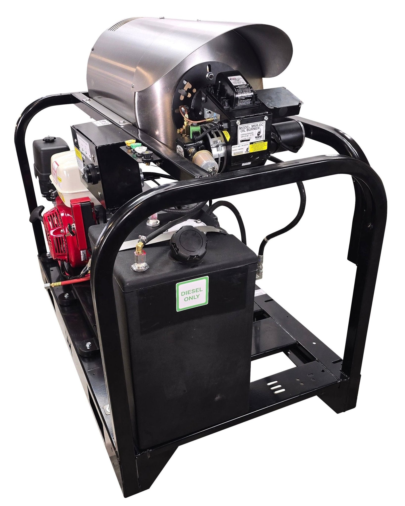 Sensation SG435HG - 4gpm @ 3500psi - Honda belt drive - Hot Pressure Washer - BCE Cleaning Systems