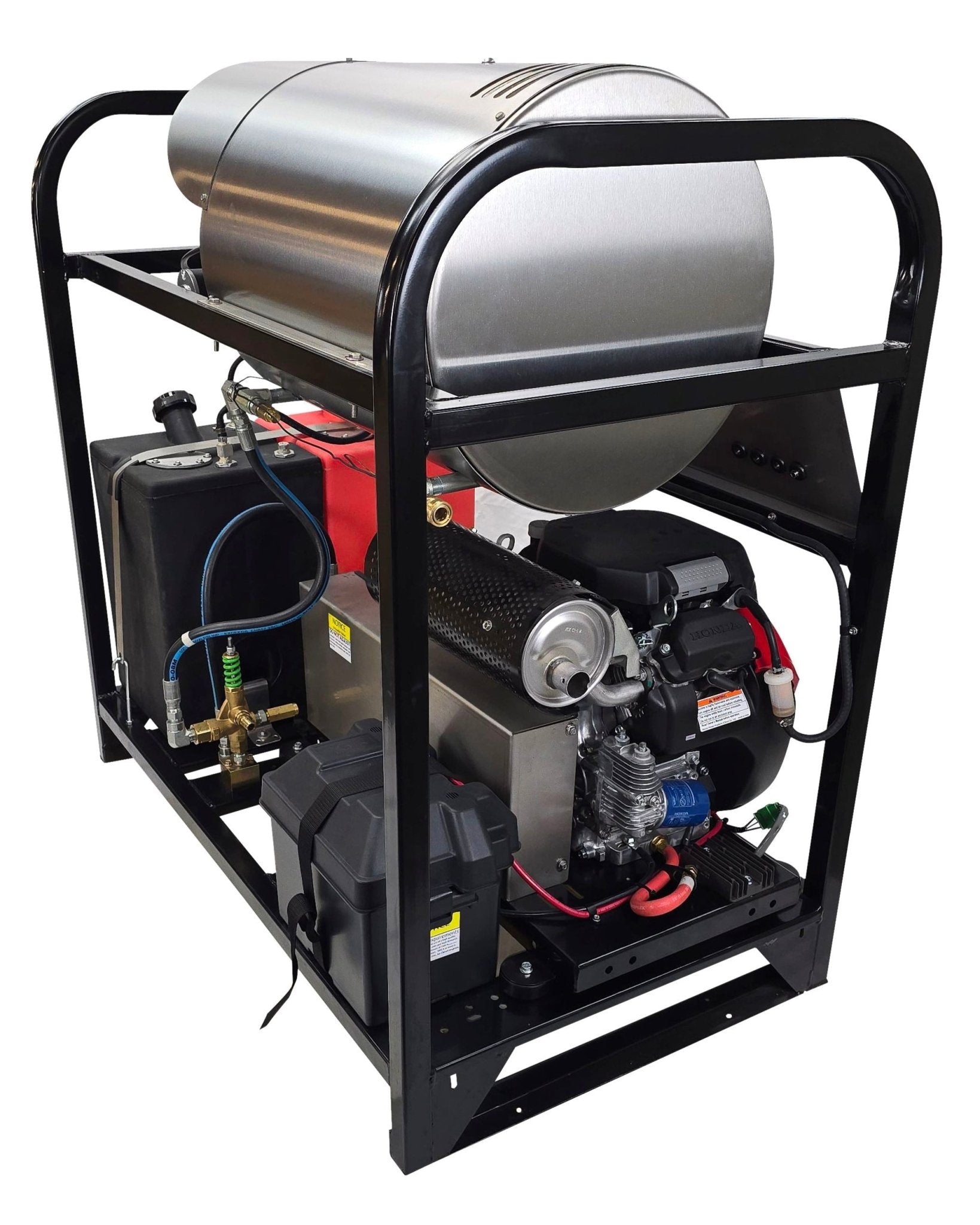 Sensation SG640HA - 5.5gpm @ 3600psi - Honda belt drive - Hot Pressure Washer - BCE Cleaning Systems