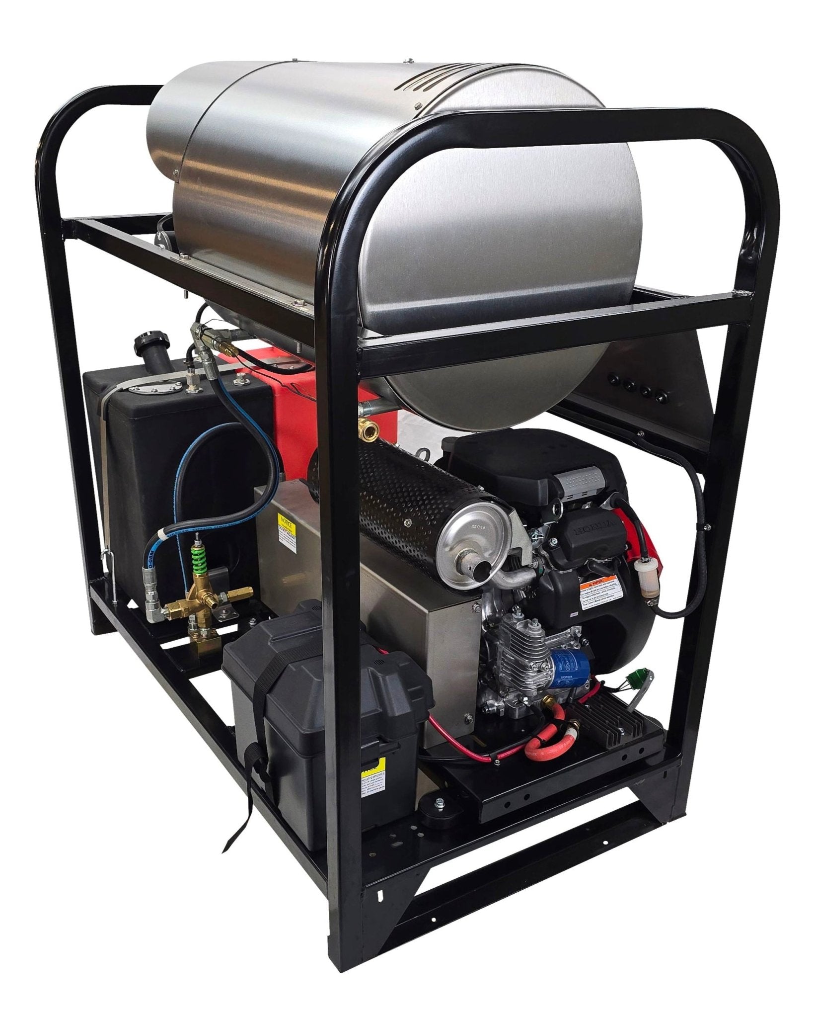 Sensation SG840HA - 8gpm @ 3500psi - Honda belt drive - Hot Pressure Washer - BCE Cleaning Systems