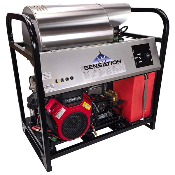 Sensation SG840HA - 8gpm @ 3500psi - Honda belt drive - Hot Pressure W