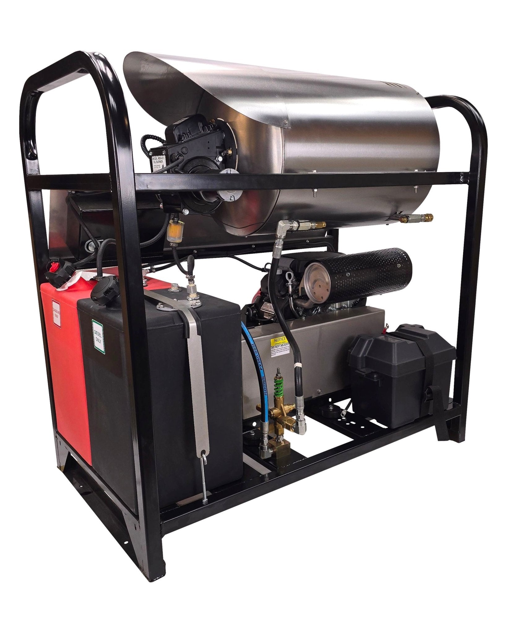 Sensation SG840HA - 8gpm @ 3500psi - Honda belt drive - Hot Pressure Washer - BCE Cleaning Systems