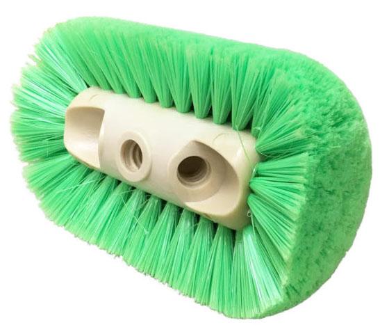9-1/2"" Tank Wash Brush Green Nyltex Wash Brush ERS 