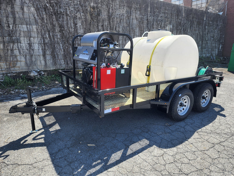 Hydro Max 8gpm at 3600psi Hot Water Trailer Package-DCP BCE Cleaning Systems 