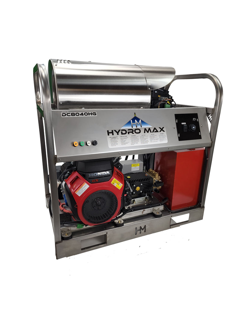 Hydro Max DC8040HG- 8gpm @ 4000psi- Belt Drive Pressure Washer Hydro Max 