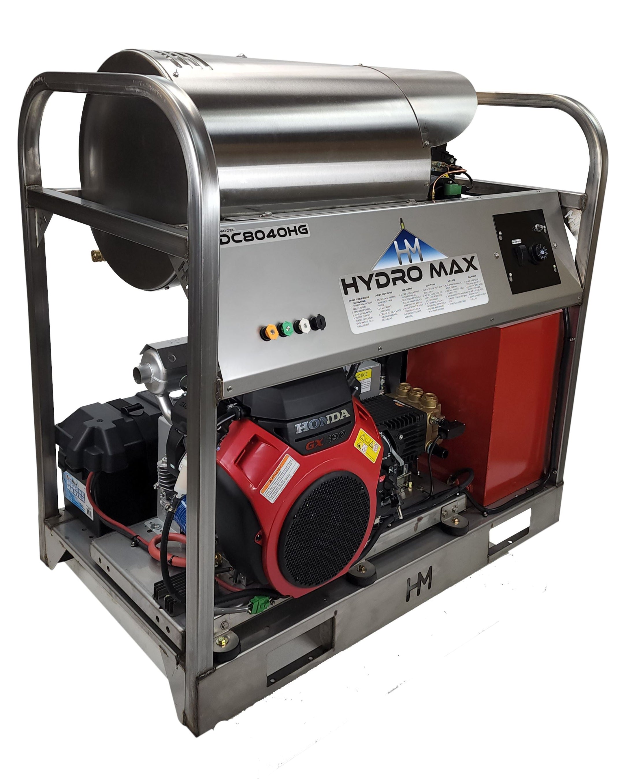 Hydro Max DC6050HGi- 6gpm @ 5100psi- Belt Drive Pressure Washer Hydro Max 