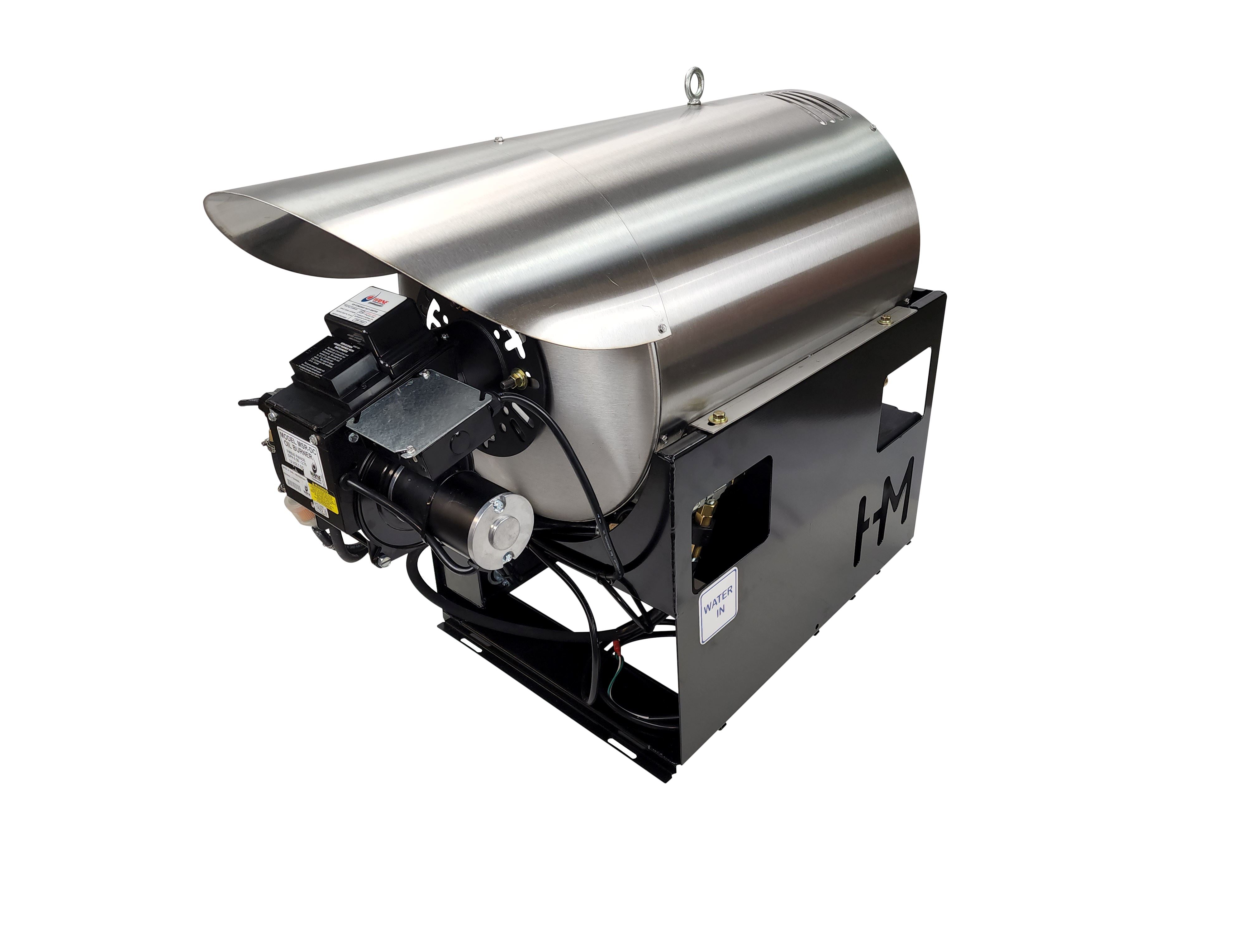 Heat cannon burner-heater without diesel-oil pump. 