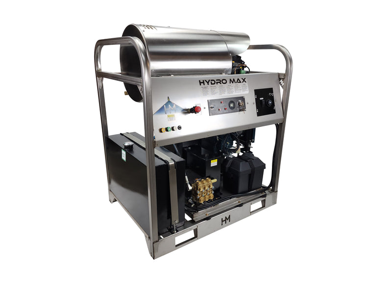 Hydro Max DCD8540KuG- 8gpm, Diesel Engine-Belt Drive Pump Pressure Washer Hydro Max 