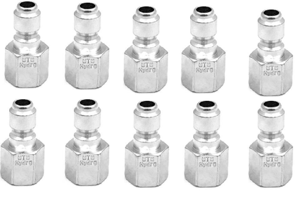 3/8" QC Plug - FPT - Stainless Steel (10 Pack) - BCE Cleaning Systems