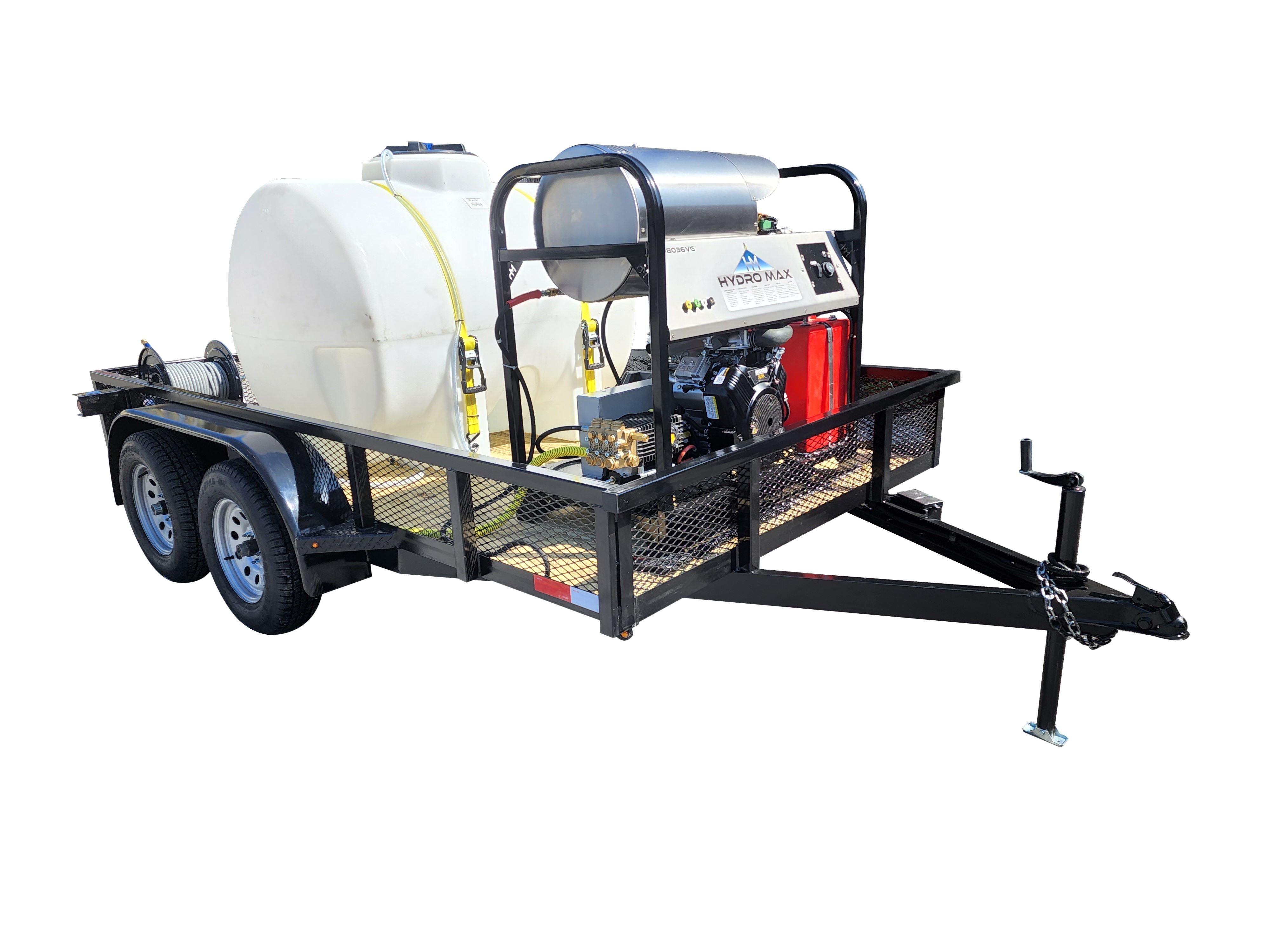 Hydro Max -5.5gpm at 4000psi Hot Water Trailer Package-DCP BCE Cleaning Systems 