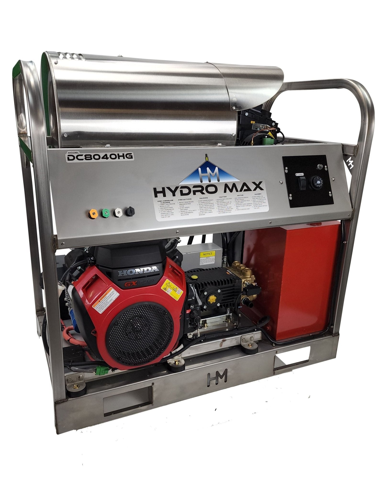 Hydro Max DC6050HGi - 5.5gpm @ 5100psi - Honda injection - Hot Pressure Washer - BCE Cleaning Systems