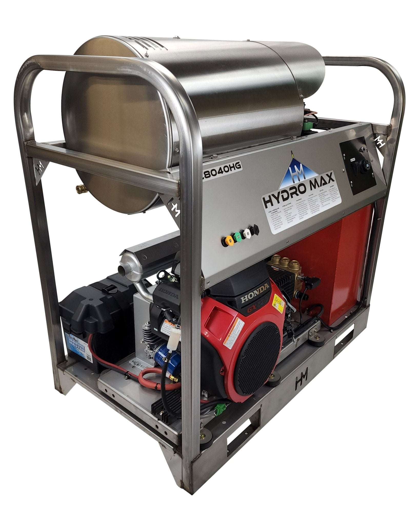 Hydro Max DC6050HGi - 5.5gpm @ 5100psi - Honda injection - Hot Pressure Washer - BCE Cleaning Systems