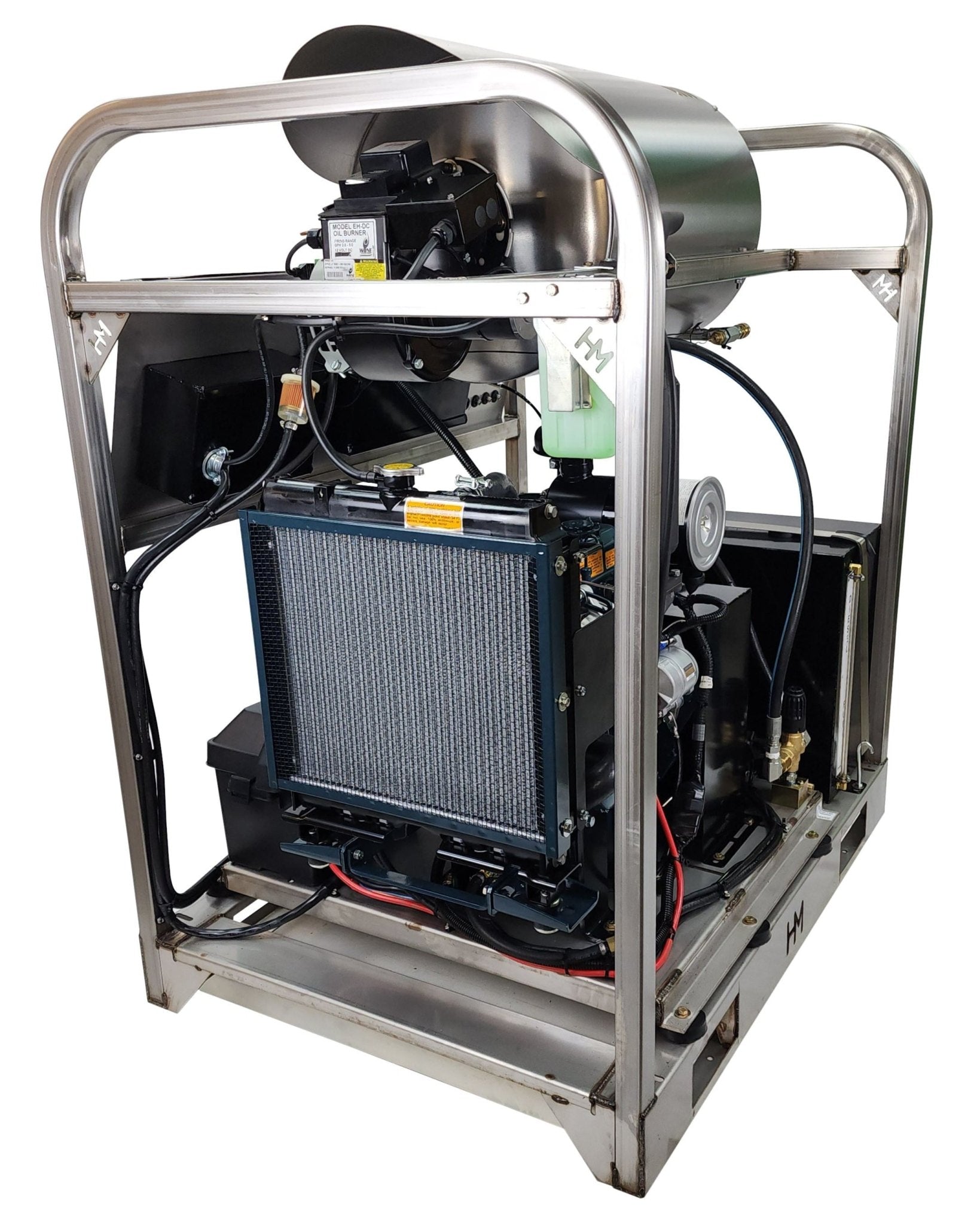 Hydro Max DCD10032KuG - 10gpm @ 3200psi, Kubota diesel - Hot Pressure Washer - BCE Cleaning Systems