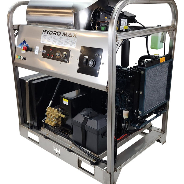 Hydro Max DCD6036KuG - 5.6gpm @ 3600psi, Kubota diesel - Hot Pressure